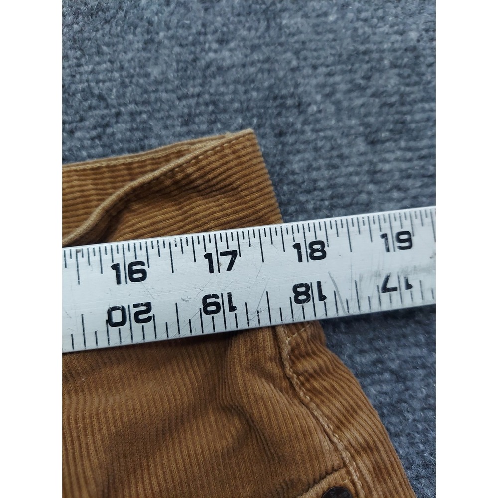 Vtg Polo Ralph Lauren Corduroy Pants Mens 34x28 Brown‎ Chino Tag size 36x32 - Picture 10 of 14